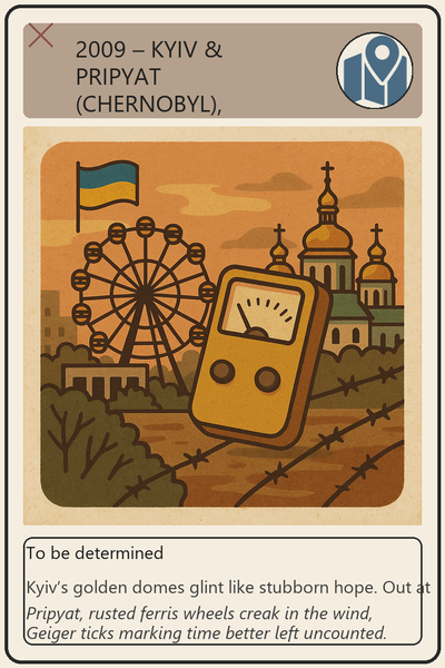 2009 – Kyiv & Pripyat (Chernobyl), Ukraine