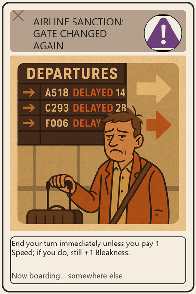 Airline Sanction: Gate Changed Again