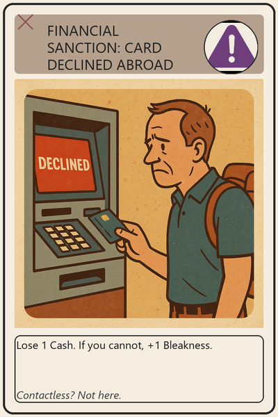 Financial Sanction: Card Declined Abroad