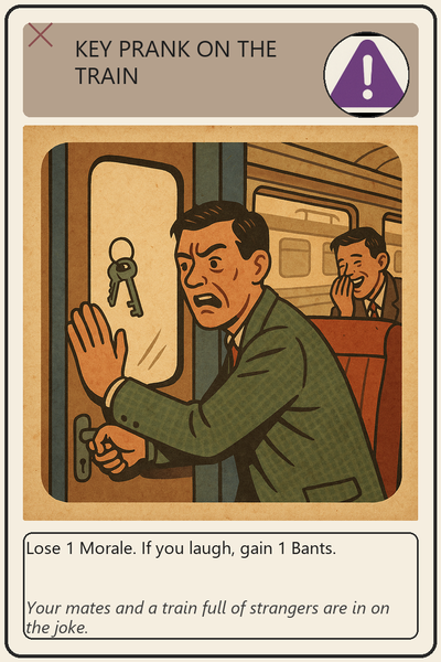 Key Prank on the Train