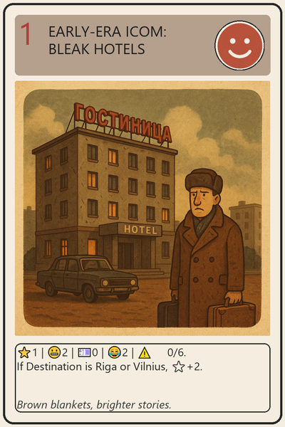 Early-Era ICOM: Bleak Hotels