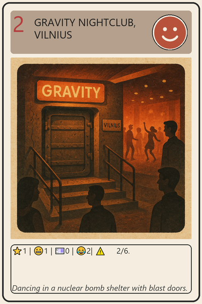 Gravity Nightclub, Vilnius