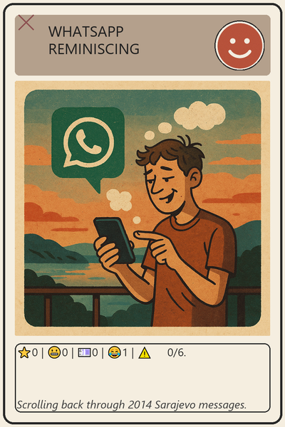 WhatsApp Reminiscing