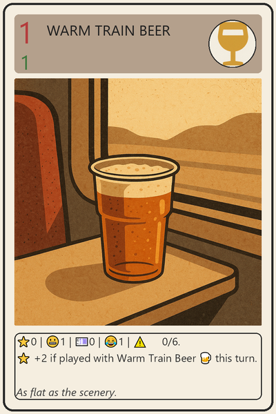 Warm Train Beer