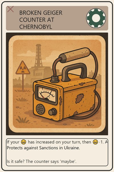 Broken Geiger Counter at Chernobyl