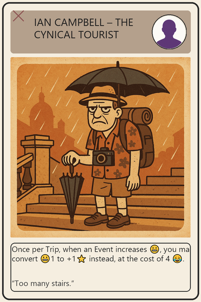 Ian Campbell – The Cynical Tourist