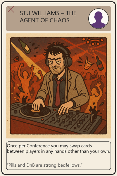 Stu Williams – The Agent of Chaos