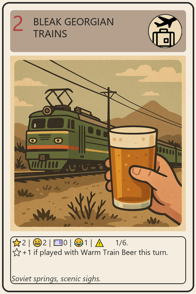 Bleak Georgian Trains