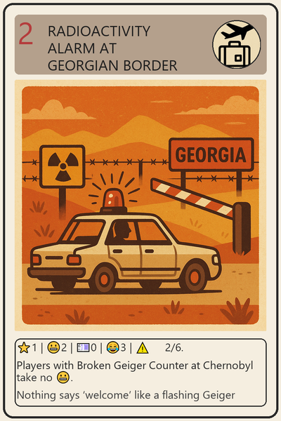 Radioactivity Alarm at Georgian Border